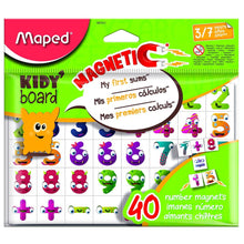 Cargar imagen en el visor de la galería, juego números y formas magnéticos flexibles-