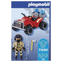 Cargar imagen en el visor de la galería, Moto quad de rescate bomberos PLAYMOBIL (71090)