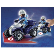 Cargar imagen en el visor de la galería, Moto quad con mujer policía PLAYMOBIL (71092)