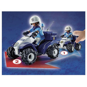 Moto quad con mujer policía PLAYMOBIL (71092)