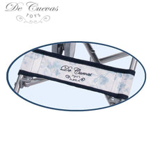 Cargar imagen en el visor de la galería, Silla de paseo muñecas azul marino De Cuevas Classic Romantic-