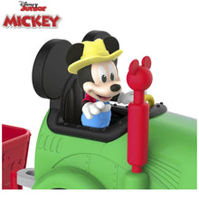Cargar imagen en el visor de la galería, Tractor de Mickey Mouse con remolque de juguete-(1)