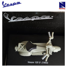 Cargar imagen en el visor de la galería, Vespa 125 U (1953) Piaggio miniatura histórica New Ray-(3)