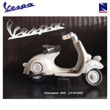 Cargar imagen en el visor de la galería, Vespa 98 gris (1946) Piaggio miniatura a escala 1/32 New Ray-