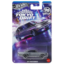 Cargar imagen en el visor de la galería, 1970 Road Runner Fast &amp; Furious Tokyo Drift Hot Wheels Silver Series
