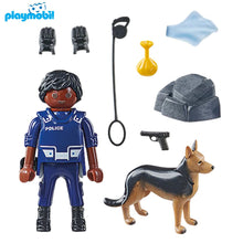 Cargar imagen en el visor de la galería, Playmobil 71162 policía con perro Special Plus
