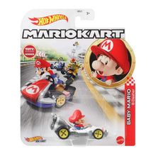 Cargar imagen en el visor de la galería, Baby Mario B-Dasher Intrepide Mario Kart Hot Wheels (GRN12)
