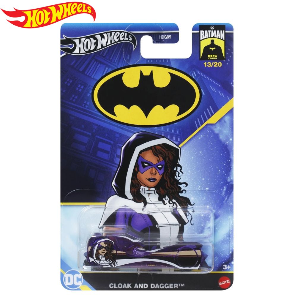 Cloack and dagger capa y puñal batman hot wheels coche