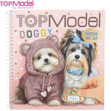 Cargar imagen en el visor de la galería, Cuaderno con calcomanías TopModel perrito
