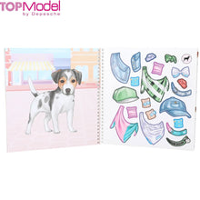 Cargar imagen en el visor de la galería, Cuaderno con pegatinas Top Model Dress Me Doggy
