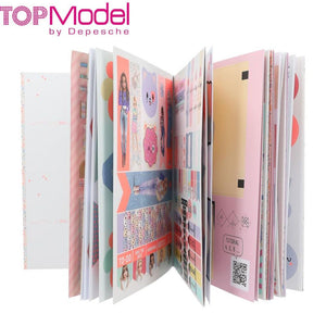 Diy paper fun cutie star book top model