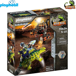 Dinosaurio Playmobil Saichania defensa del luchador Dino Rise 70626