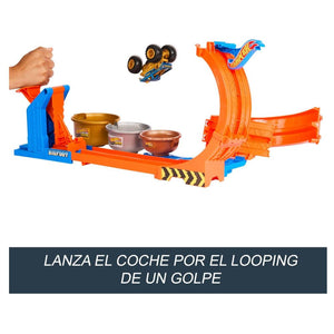 Monster Trucks Bigfoot Hot Wheels Trofeo Challenge de loopings y giros