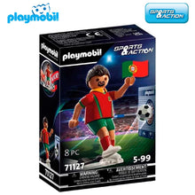 Cargar imagen en el visor de la galería, Jugador fútbol Portugal 71128 Playmobil Sports Action
