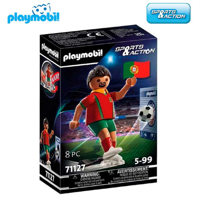 Jugador fútbol Portugal 71128 Playmobil Sports Action