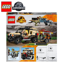 Cargar imagen en el visor de la galería, Lego transporte del Pyrorraptor y el dilofosaurio 76951 Jurassic World
