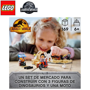 Lego moto dinosaurio