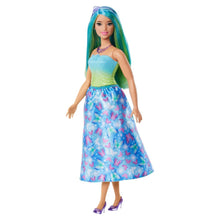 Cargar imagen en el visor de la galería, Muñeca Barbie Dreamtopia princesa con falda verde

