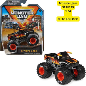 Monster Jam serie 29 El toro loco escala 1:64