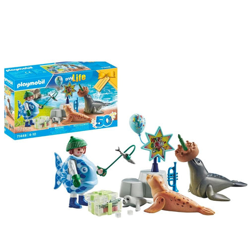 Playmobil 71448 cuidador con animales My Life