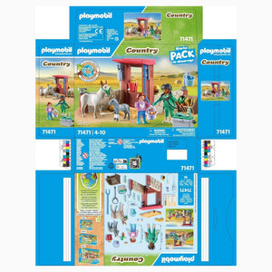 Playmobil 71471 veterinaria de granja