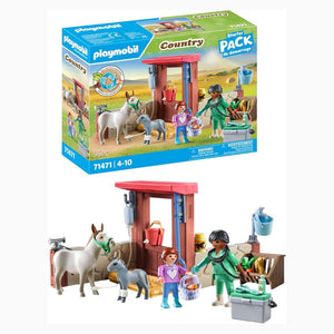Playmobil 71471 veterinaria de granja