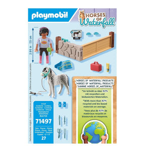 Playmobil 71497 terapeuta de caballos Waterfall