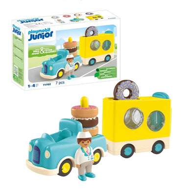 Playmobil Junior camión de donut (71702)
