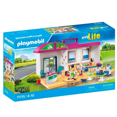 Playmobil 71715 clínica veterinaria maletín