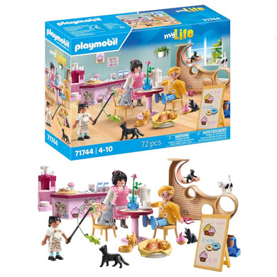 Playmobil 71744 cafetería para gatos My Life