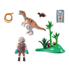 Cargar imagen en el visor de la galería, Playmobil 71823 velociraptor dinosaurio
