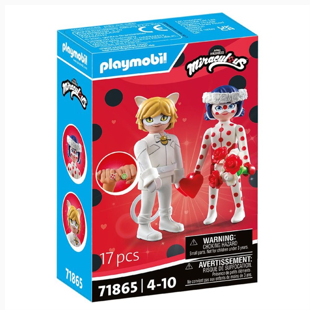 Playmobil 71865 boda Ladybug y Cat Noir sueño romántico Miraculous