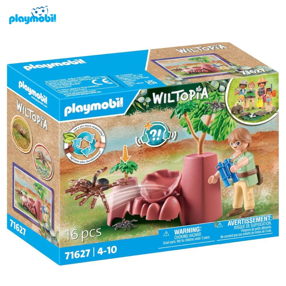 PLAYMOBIL 71627 rocas con aranas y tarantula Wiltopia