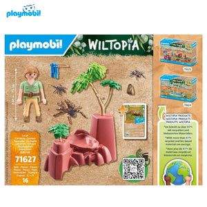 PLAYMOBIL 71627 rocas con catapulta y aranas Wiltopia