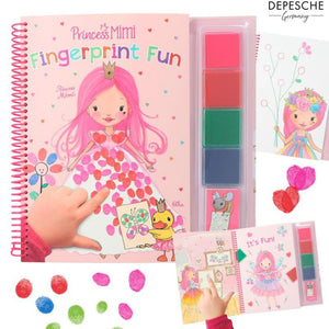 Pintura de dedos finger print Princess Mimi