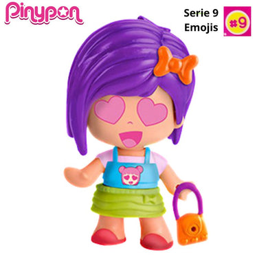 Pinypon emoji lila Serie 9