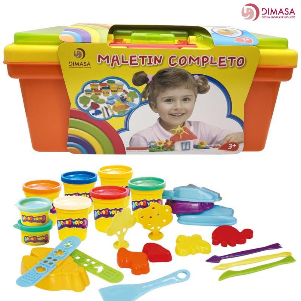 Maletín con plastilina y accesorios - Comprar juguetes tienda plástilina
