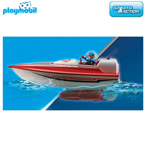 Lancha con motor submarino Playmobil (70744) Sports Action-(2)