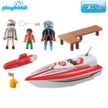 Cargar imagen en el visor de la galería, Lancha con motor submarino Playmobil (70744) Sports Action-(1)
