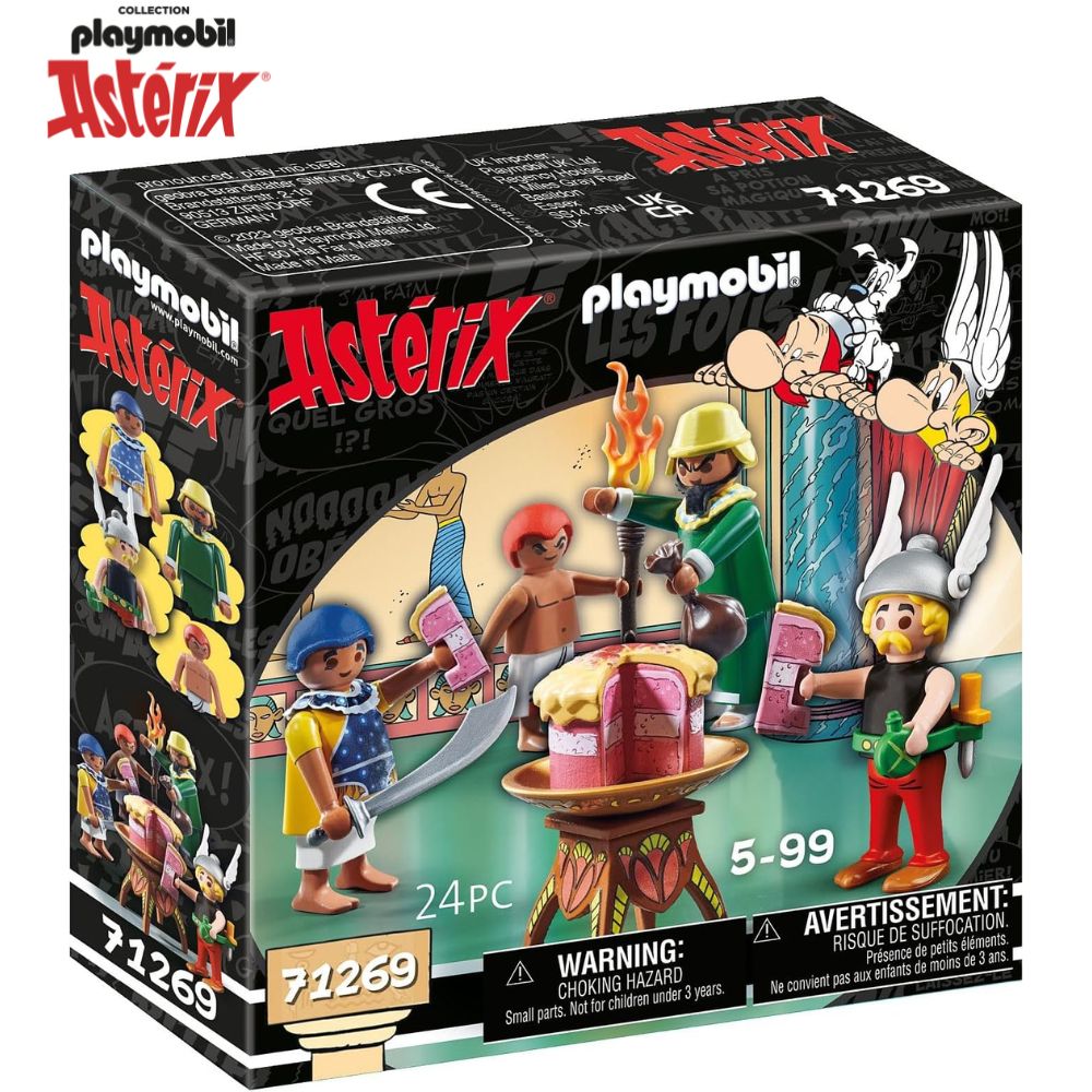 Playmobil Asterix Paletabis y la tarta envenenada