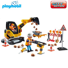 Cargar imagen en el visor de la galería, Construcción de carreteras Playmobil City Action (71045)-
