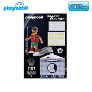 Playmobil jugador fútbol Portugal 71127