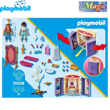 Cargar imagen en el visor de la galería, Playmobil Magic cofre princesa oriental con genio de la lámpara 70508
