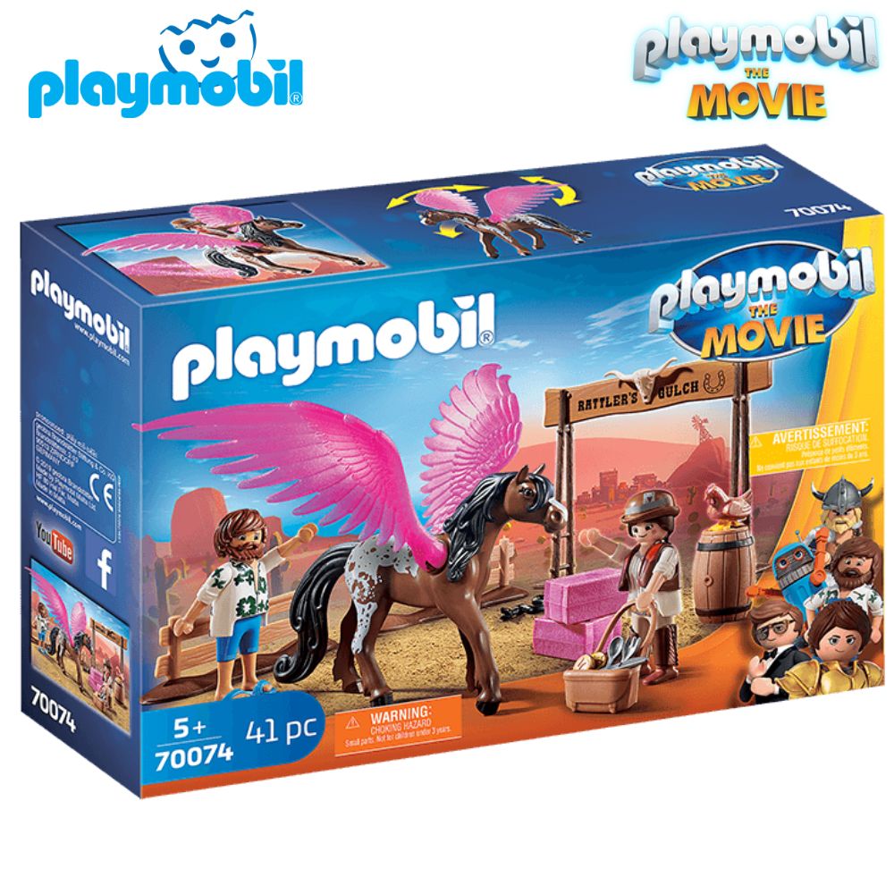 Playmobil The Movia Marla Del y caballo con alas 70074