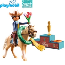Cargar imagen en el visor de la galería, Playmobil caballo chica linda Spirit
