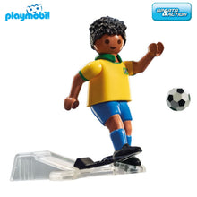 Cargar imagen en el visor de la galería, Playmobil futbolista Brasil 71131
