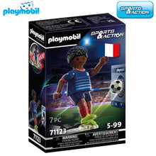 Cargar imagen en el visor de la galería, Jugador de fútbol Francia Playmobil Sports Action (71123)
