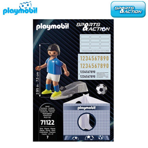 Jugador de fútbol Italia Playmobil Sports Action (71122)-(1)