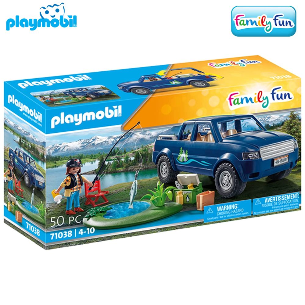 Playmobil Outdoor set pesca con todoterreno (71038) Family Fun