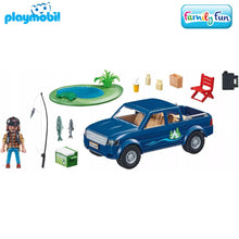 Cargar imagen en el visor de la galería, Playmobil Outdoor set pesca con todoterreno (71038) Family Fun-
